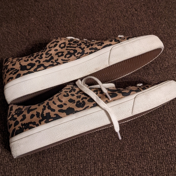 Madewell Leopard low top sidewalk sneaks - Picture 2 of 8